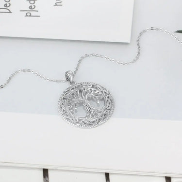 Celtic Dome Tree of Life Sterling Silver Necklace-Your Soul Place
